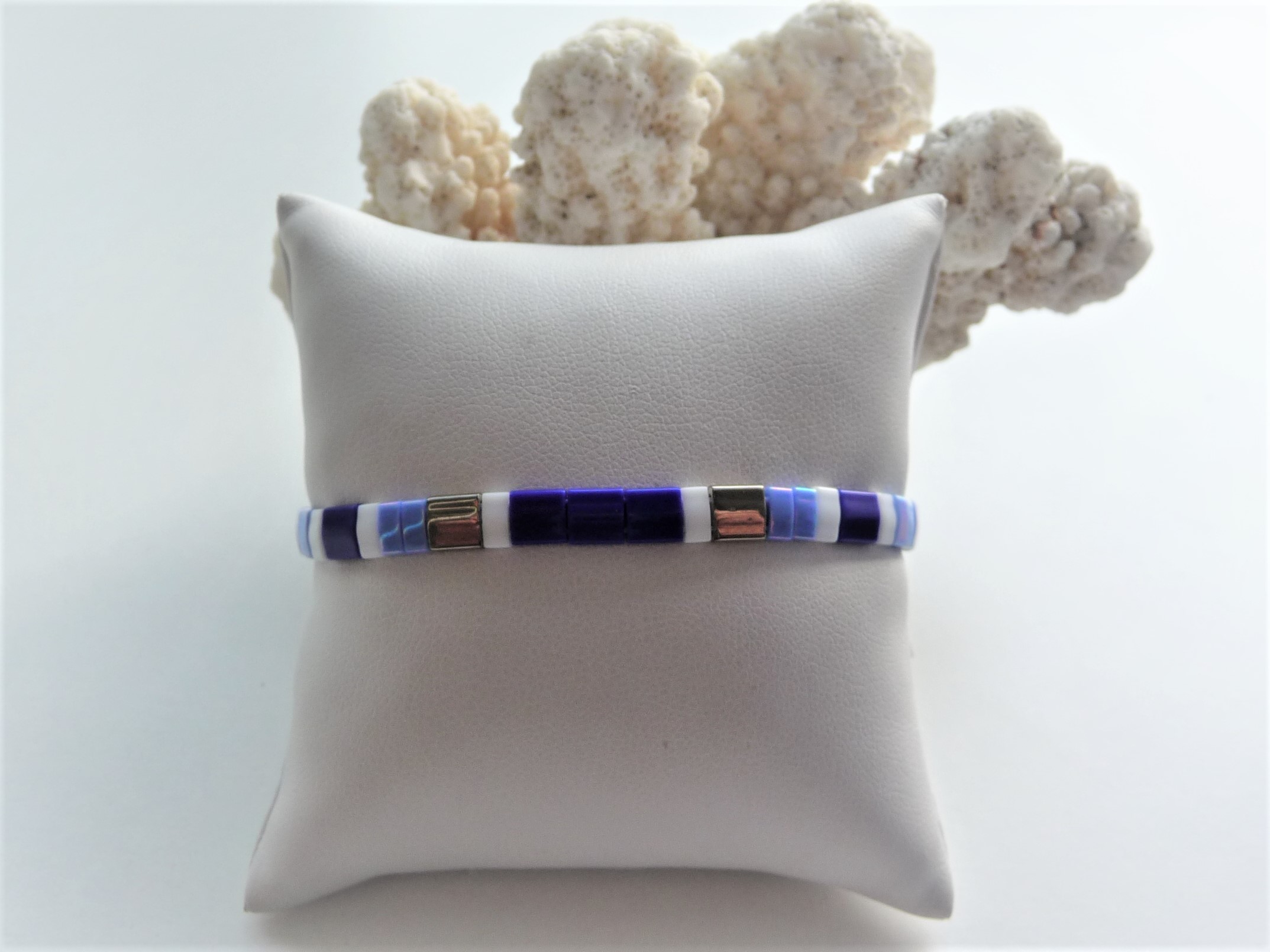 Perle TILA, bracelet lien coulissant